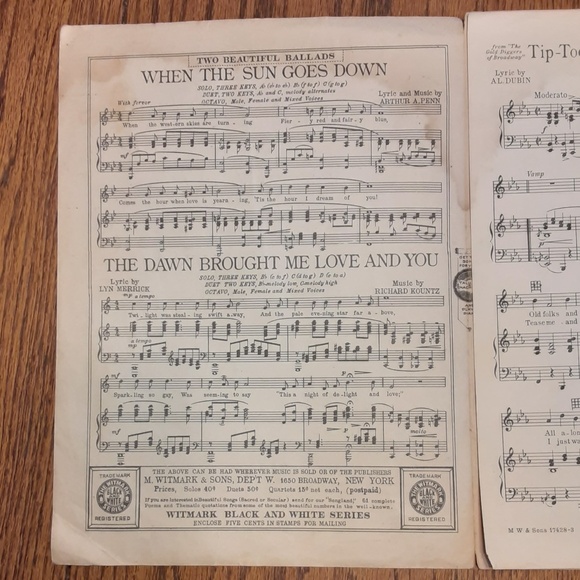 Tip Toe Through The Tulips With Me Vintage Sheet Music - Picture 2 of 7